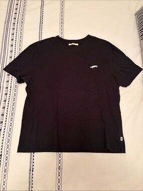 Vans Black Short Sleeve Crewneck Tee with Subtle Logo